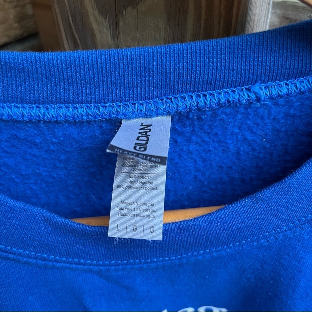 Gildan Blue College of Engineering Men's Crewneck Sweater - Picture 2 of 3